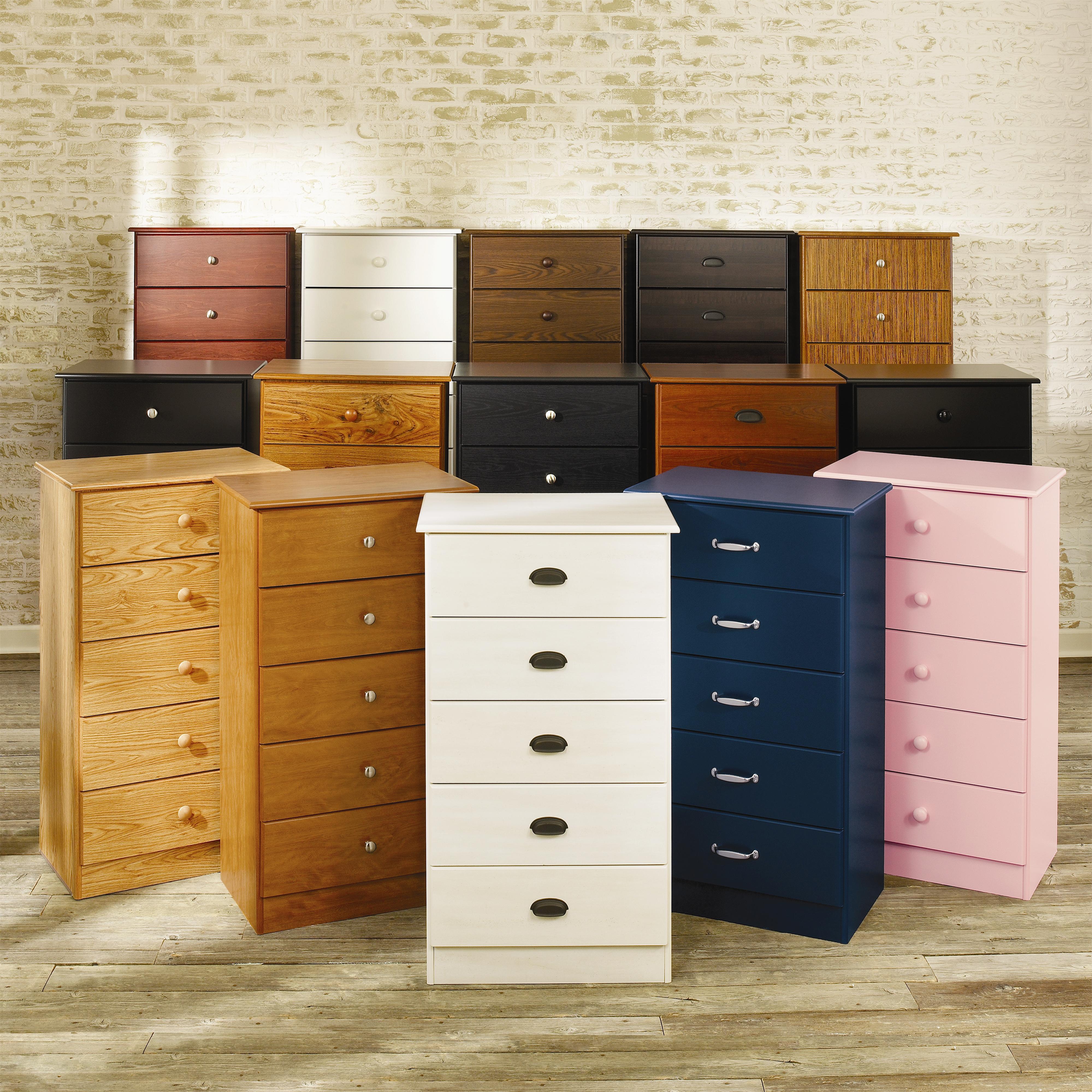 Lang Special 5 Drawer Chest with Roller Glides Colder's Furniture and